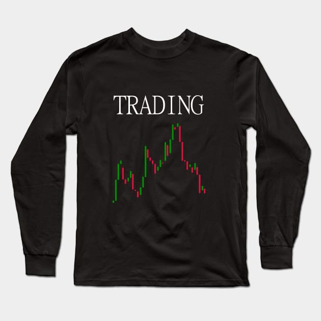 Trading Forex Long Sleeve T-Shirt by cypryanus